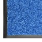 vidaXL Πατάκι Εισόδου Πλενόμενο Μπλε 120 x 180 εκ.