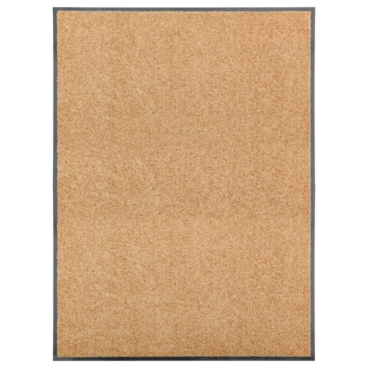vidaXL Πατάκι Εισόδου Πλενόμενο Κρεμ 90 x 120 εκ.