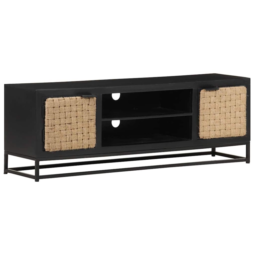 vidaXL Έπιπλο Τηλεόρασης 120 x 30 x 40 εκ. από Μασίφ Ξύλο Μάνγκο