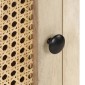 vidaXL Κομοδίνο 40 x 30 x 50 εκ. Μασίφ Ξύλο Μάνγκο/Φυσικό Ζαχαροκάλαμο