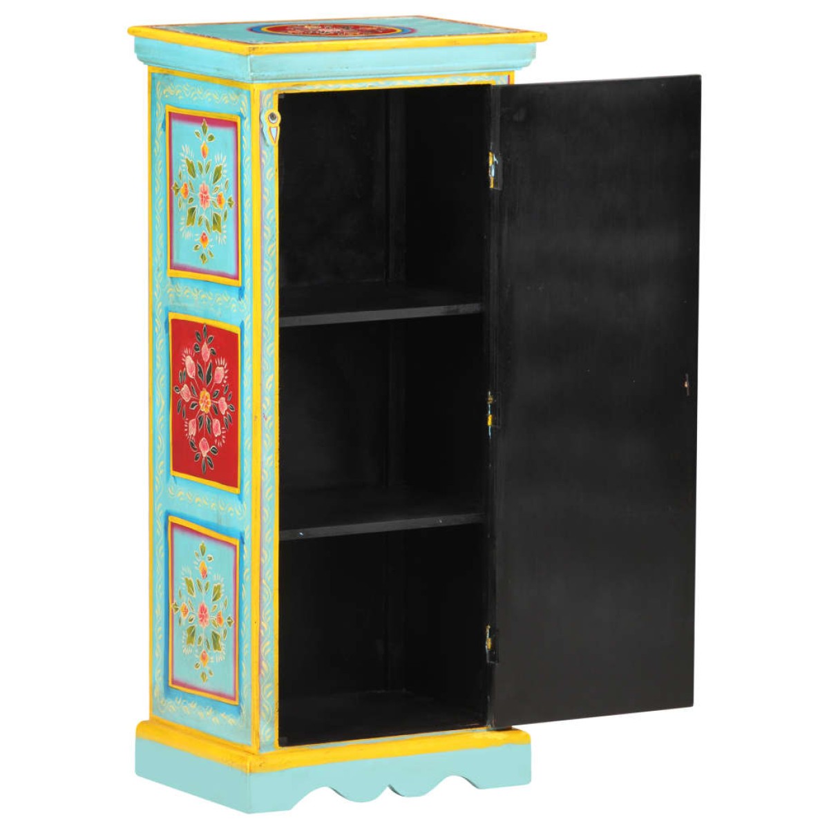 vidaXL Ντουλάπι με Χειροπ. Λεπτομέρειες 40x30x90 εκ. Μασίφ Ξύλο Μάνγκο