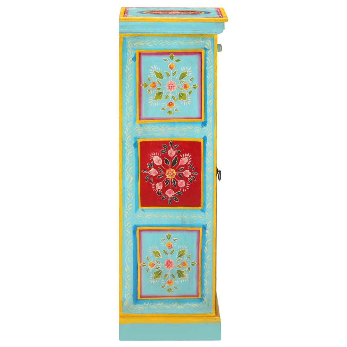 vidaXL Ντουλάπι με Χειροπ. Λεπτομέρειες 40x30x90 εκ. Μασίφ Ξύλο Μάνγκο