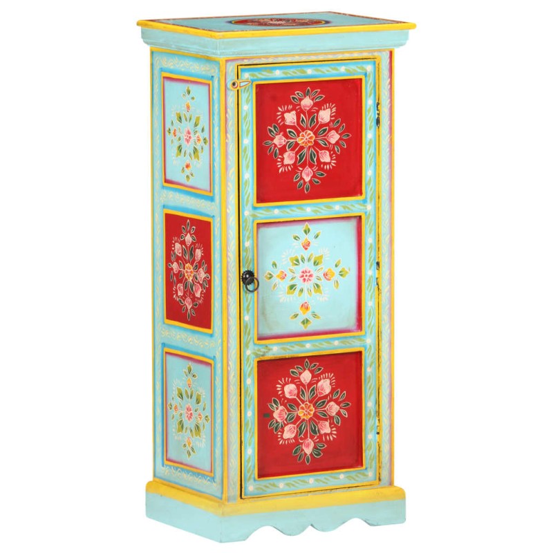 vidaXL Ντουλάπι με Χειροπ. Λεπτομέρειες 40x30x90 εκ. Μασίφ Ξύλο Μάνγκο