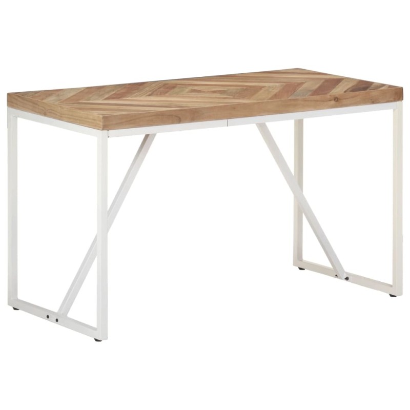 vidaXL Τραπεζαρία 120 x 60 x 76 εκ. από Μασίφ Ξύλο Ακακίας/Ξύλο Μάνγκο