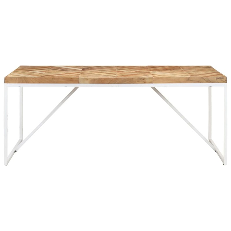 vidaXL Τραπεζαρία 180 x 90 x 76 εκ. από Μασίφ Ξύλο Ακακίας/Μάνγκο