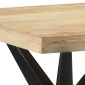vidaXL Τραπεζαρία 120 x 60 x 76 εκ. από Μασίφ Ξύλο Μάνγκο