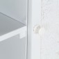 vidaXL Έπιπλο Τηλεόρασης Λευκό 115 x 30 x 46 εκ. από Μασίφ Ξύλο Μάνγκο