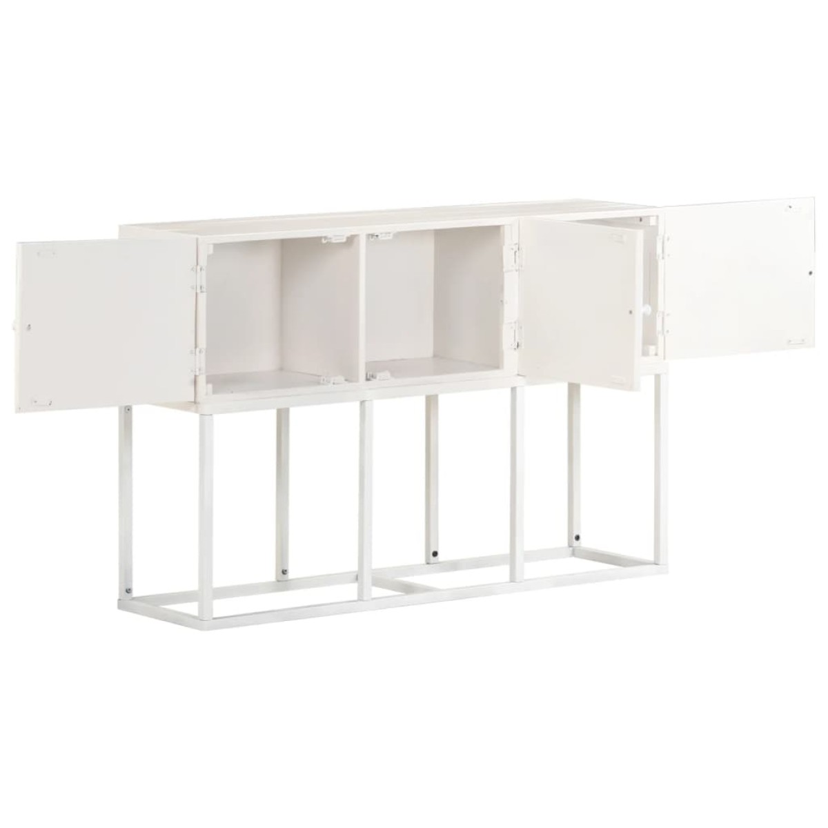 vidaXL Κονσόλα 115 x 30 x 76 εκ. από Μασίφ Ξύλο Μάνγκο
