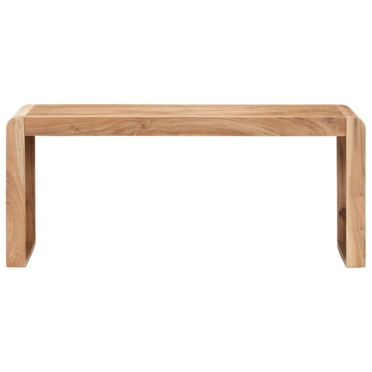 vidaXL Πάγκος 110 x 38 x 46 εκ. από Μασίφ Ξύλο Ακακίας