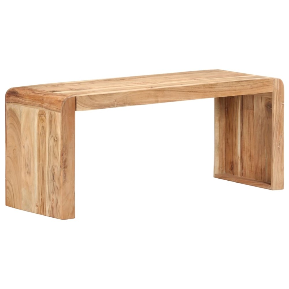 vidaXL Πάγκος 110 x 38 x 46 εκ. από Μασίφ Ξύλο Ακακίας