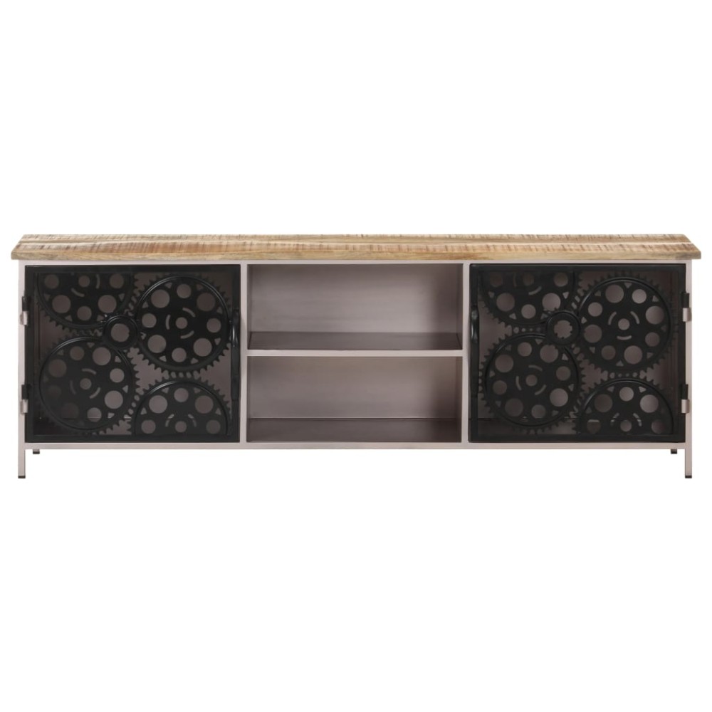 vidaXL Έπιπλο Τηλεόρασης 120 x 30 x 40 εκ. από Ακατέργαστο Ξύλο Μάνγκο