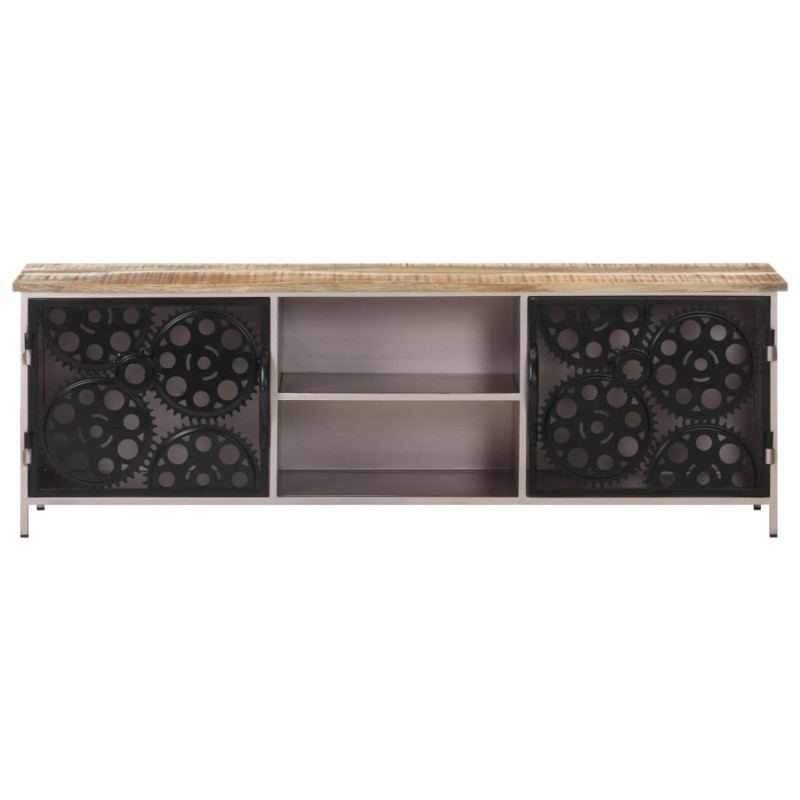 vidaXL Έπιπλο Τηλεόρασης 120 x 30 x 40 εκ. από Ακατέργαστο Ξύλο Μάνγκο