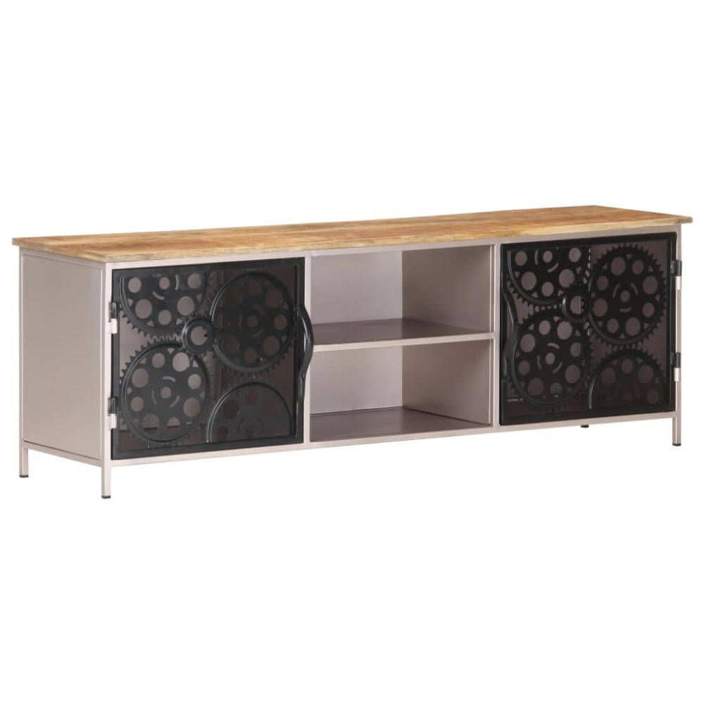 vidaXL Έπιπλο Τηλεόρασης 120 x 30 x 40 εκ. από Ακατέργαστο Ξύλο Μάνγκο