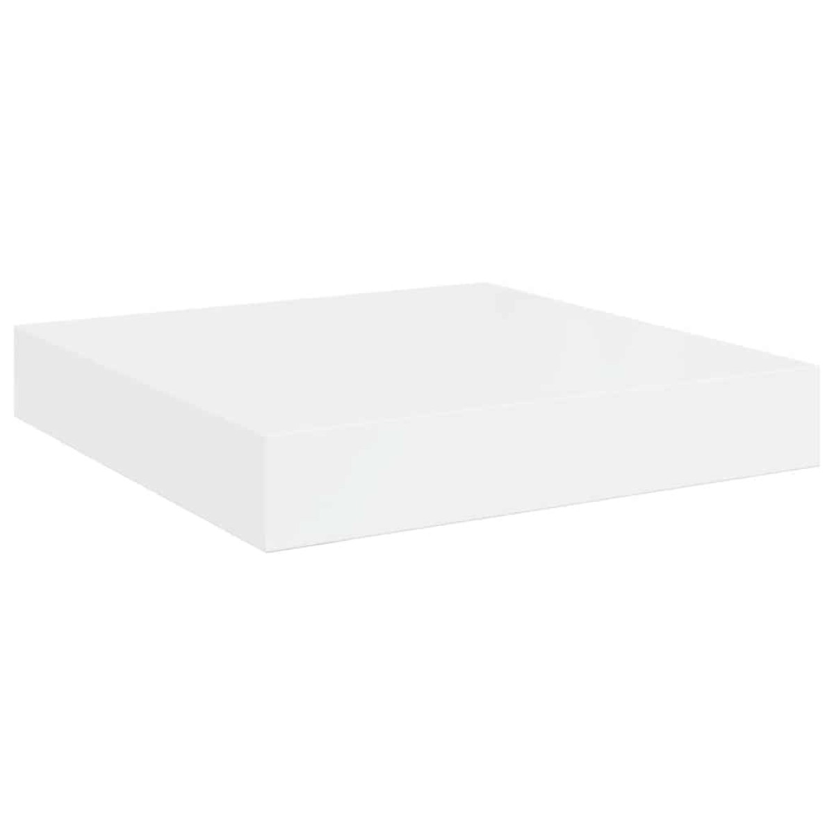 vidaXL Ράφι Τοίχου Γυαλιστερό Γκρι 23x23,5x3,8 εκ. MDF