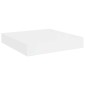 vidaXL Ράφι Τοίχου Γυαλιστερό Γκρι 23x23,5x3,8 εκ. MDF