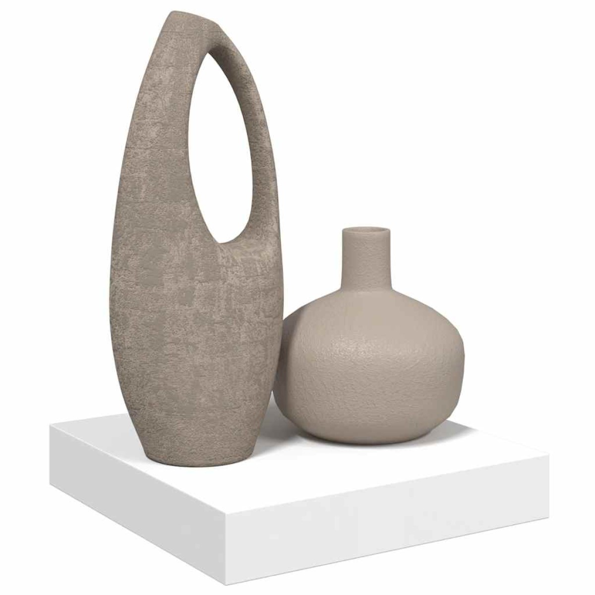 vidaXL Ράφι Τοίχου Γυαλιστερό Γκρι 23x23,5x3,8 εκ. MDF