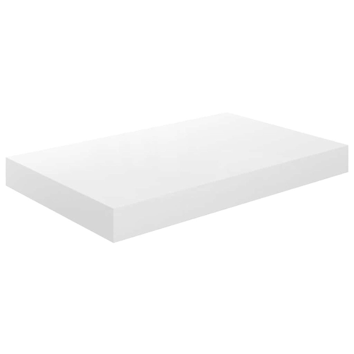 vidaXL Ράφια Τοίχου Γυαλιστερά Άσπρα 4 Τεμάχια 40x23x3,8 εκ. MDF