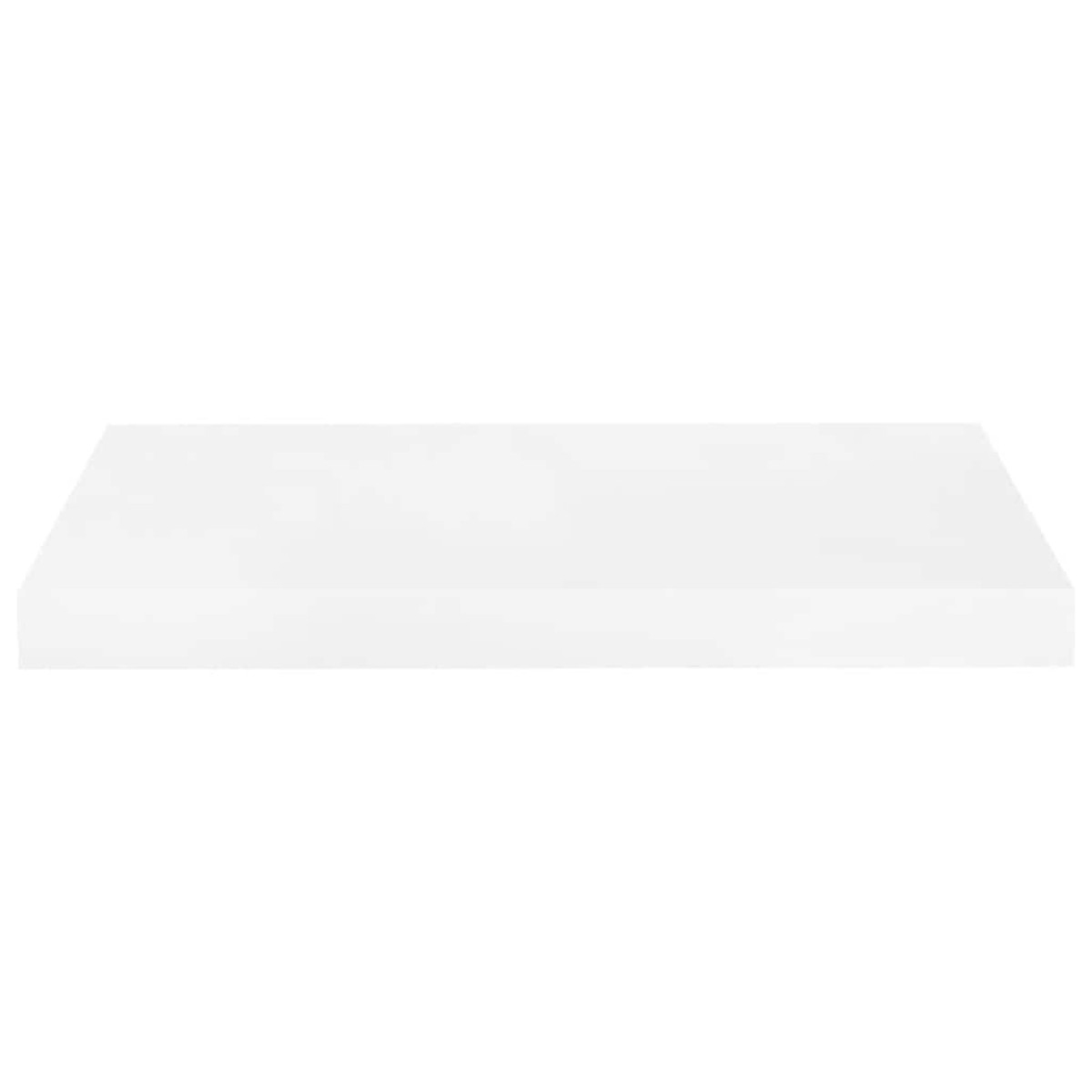 vidaXL Ράφι Τοίχου Γυαλιστερό Άσπρο 50x23x3,8 εκ. MDF