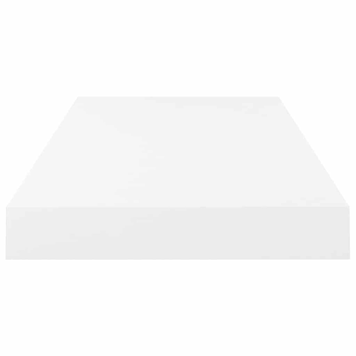 vidaXL Ράφι Τοίχου Γυαλιστερό Άσπρο 50x23x3,8 εκ. MDF