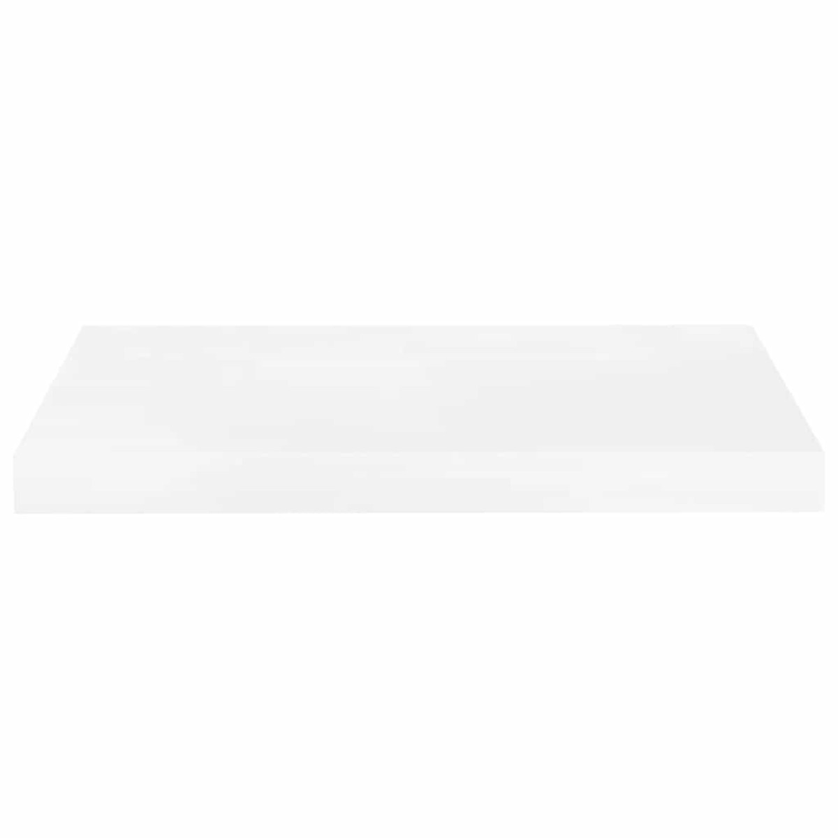 vidaXL Ράφια Τοίχου Γυαλιστερά Άσπρα 4 Τεμάχια 50x23x3,8 εκ. MDF