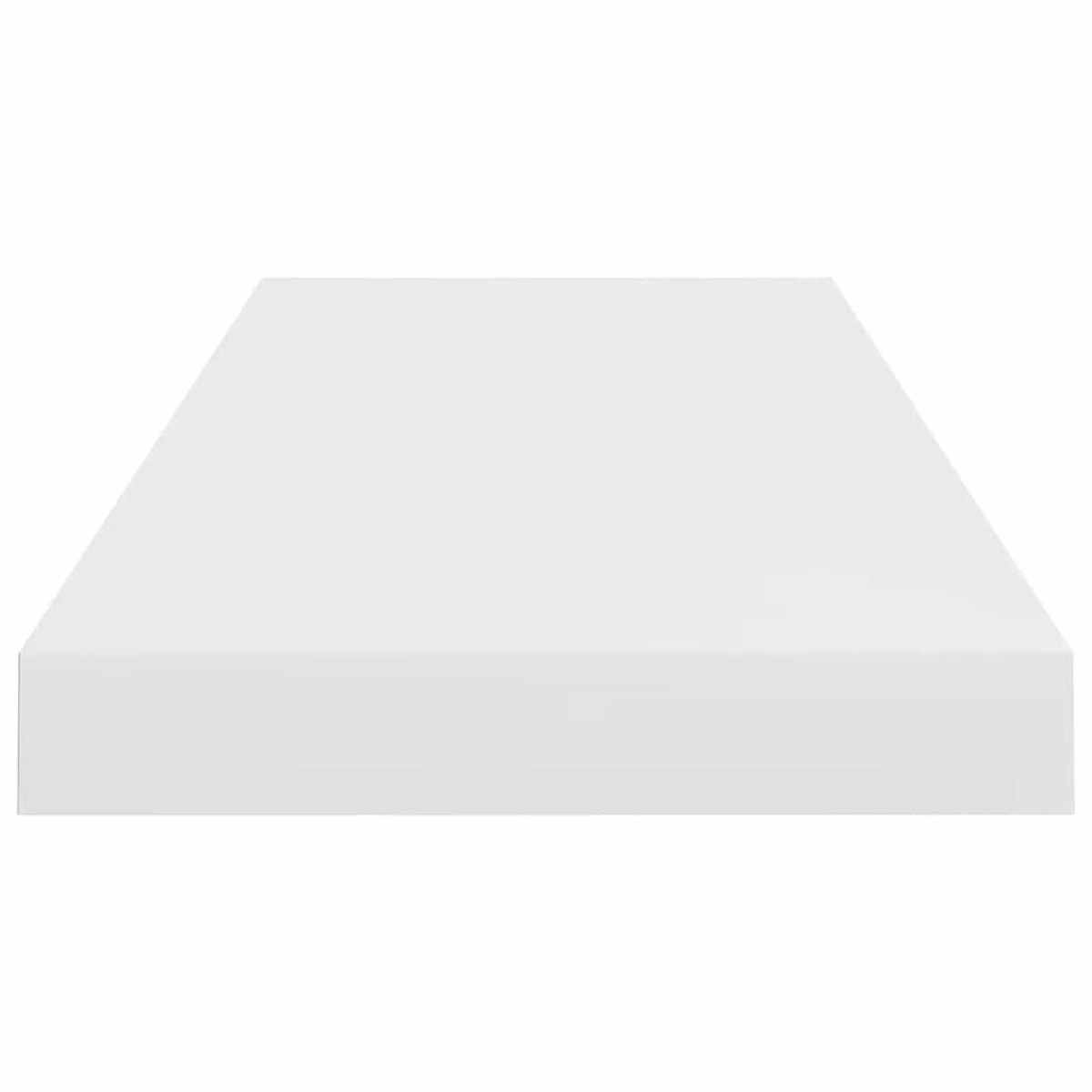 vidaXL Ράφι Τοίχου Γυαλιστερό Άσπρο 60x23,5x3,8 εκ. MDF