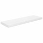 vidaXL Ράφι Τοίχου Γυαλιστερό Άσπρο 80x23,5x3,8 εκ. MDF