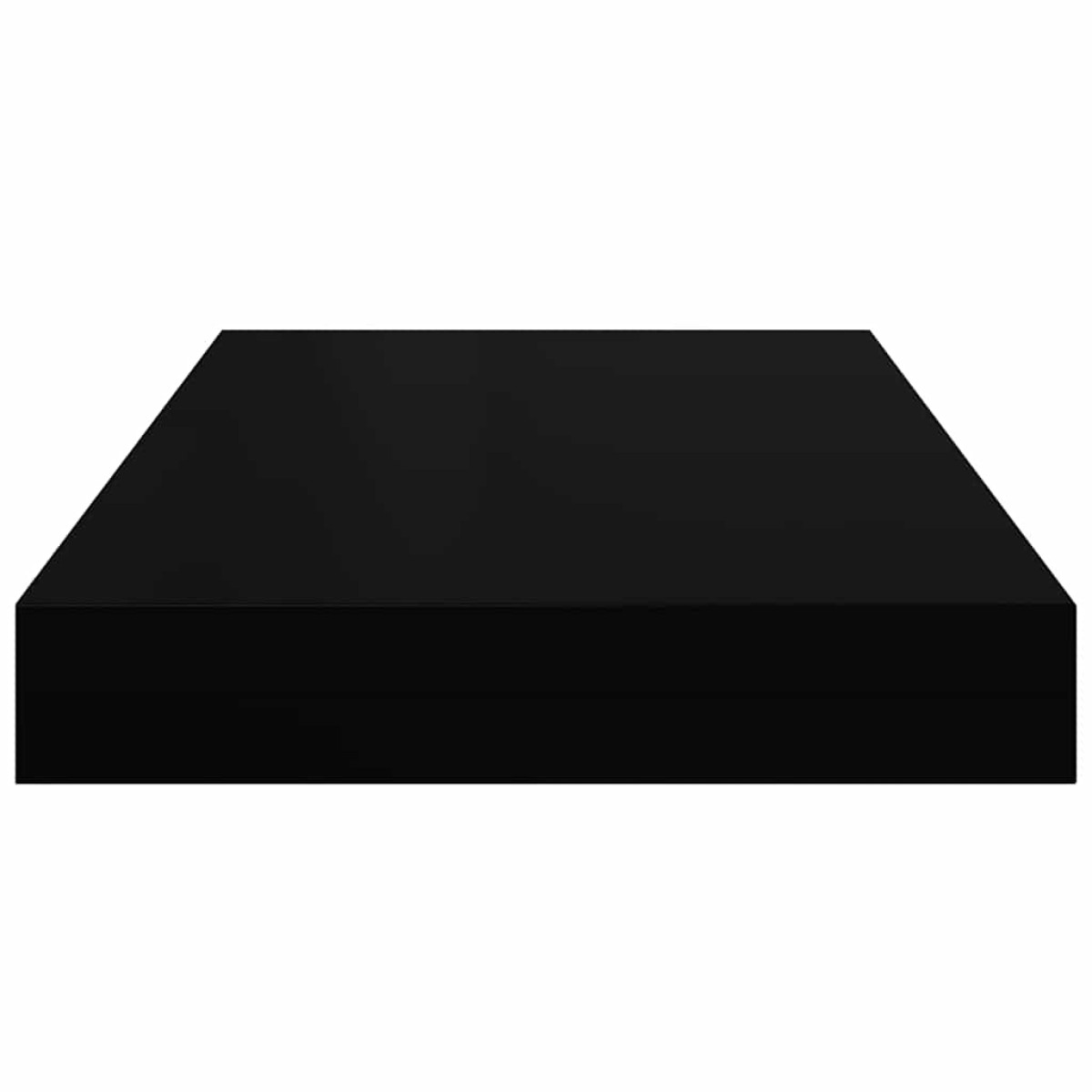 vidaXL Ράφι Τοίχου Γυαλιστερό Μαύρο 40x23x3,8 εκ. MDF