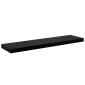 vidaXL Ράφι Τοίχου Γυαλιστερό Μαύρο 90 x 23,5 x 3,8 εκ. MDF
