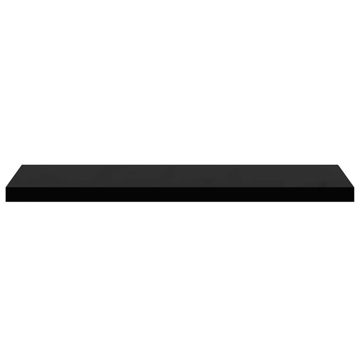 vidaXL Ράφι Τοίχου Γυαλιστερό Μαύρο 90 x 23,5 x 3,8 εκ. MDF