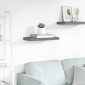 vidaXL Ράφι Τοίχου Γυαλιστερό Γκρι 50x23x3,8 εκ. MDF