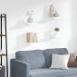 vidaXL Ράφια Τοίχου 4 τεμ. Άσπρα 23x23,5x3,8 εκ. MDF