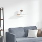 vidaXL Ράφι Τοίχου Άσπρο 40x23x3,8 εκ. MDF