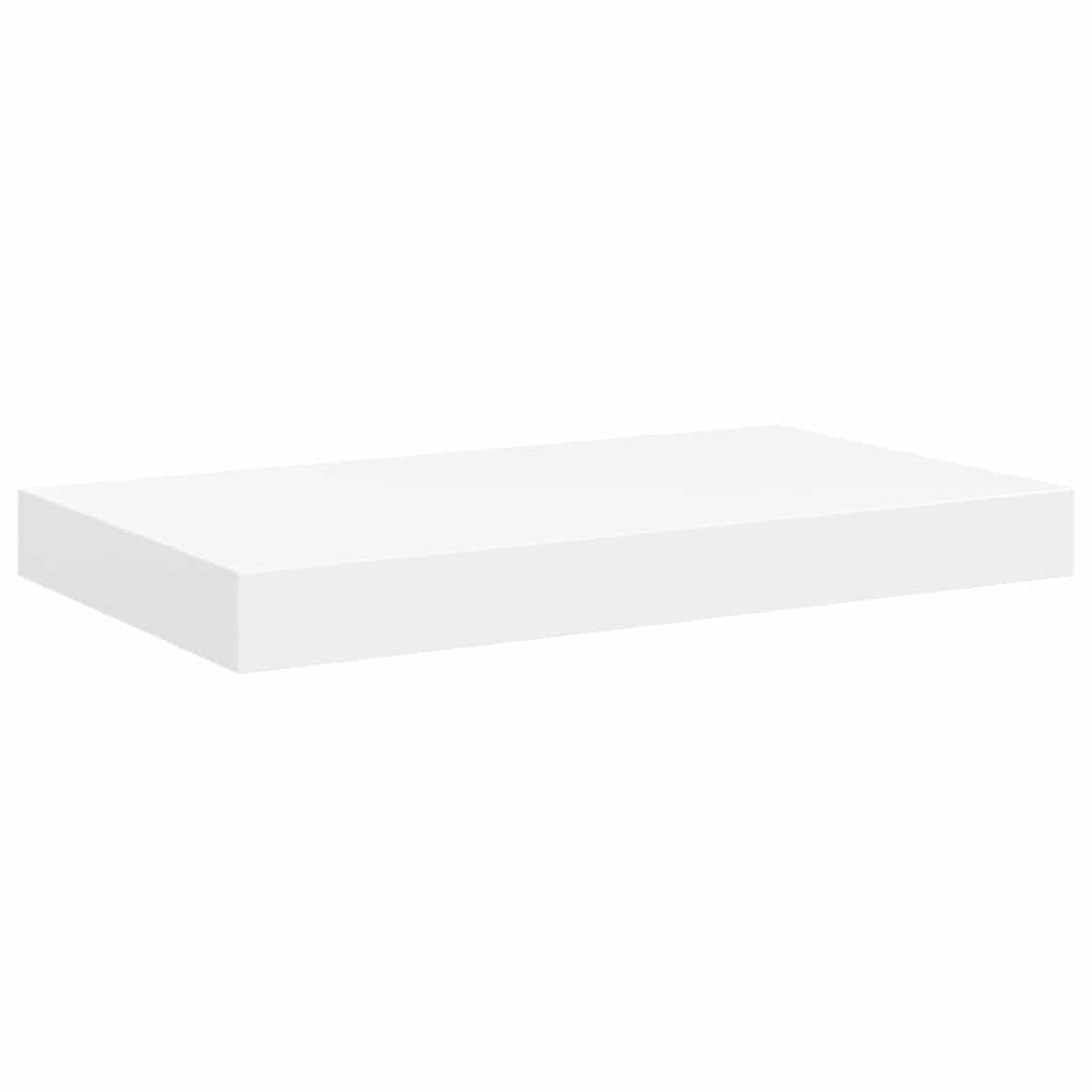 vidaXL Ράφια Τοίχου 2 τεμ. Άσπρα 50x23x3,8 εκ. MDF