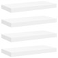 vidaXL Ράφια Τοίχου 4 τεμ. Λευκά 50 x 23 x 3,8 εκ. MDF