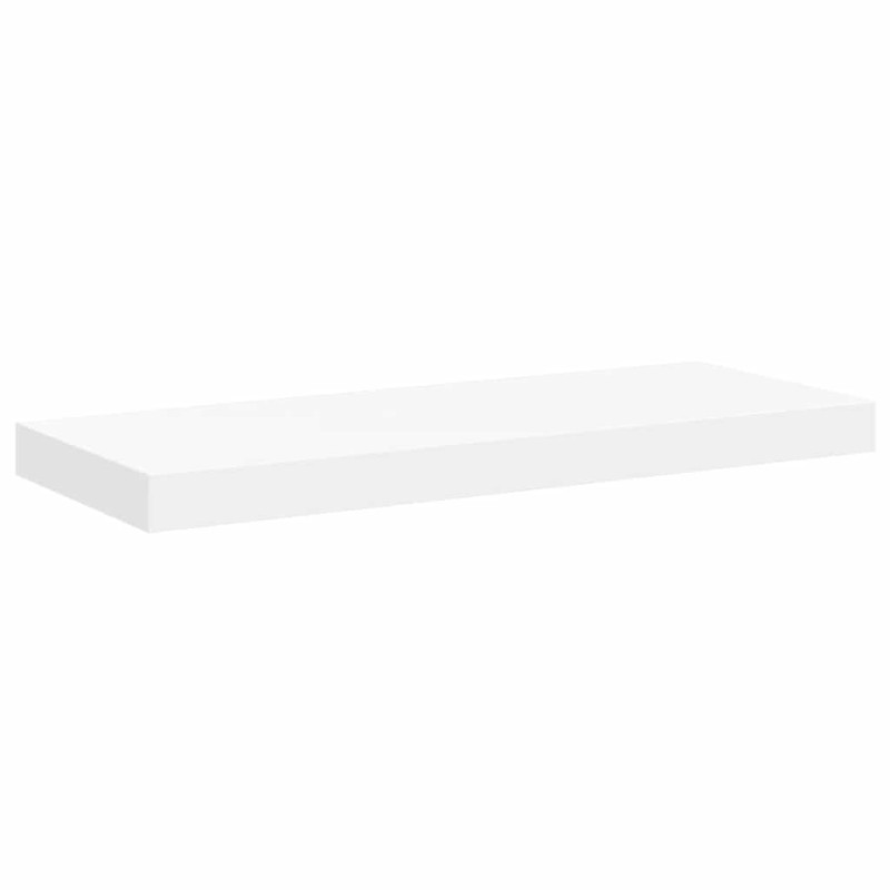 vidaXL Ράφι Τοίχου Άσπρο 60x23,5x3,8 εκ. MDF