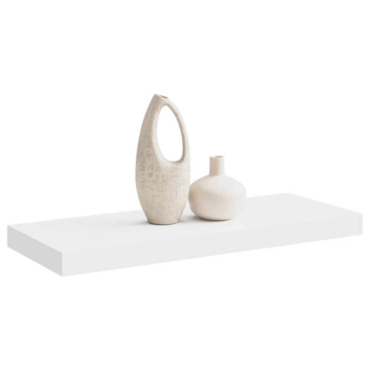 vidaXL Ράφι Τοίχου Άσπρο 60x23,5x3,8 εκ. MDF