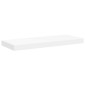 vidaXL Ράφια Τοίχου 2 τεμ. Άσπρα 60 x 23,5 x 3,8 εκ. MDF