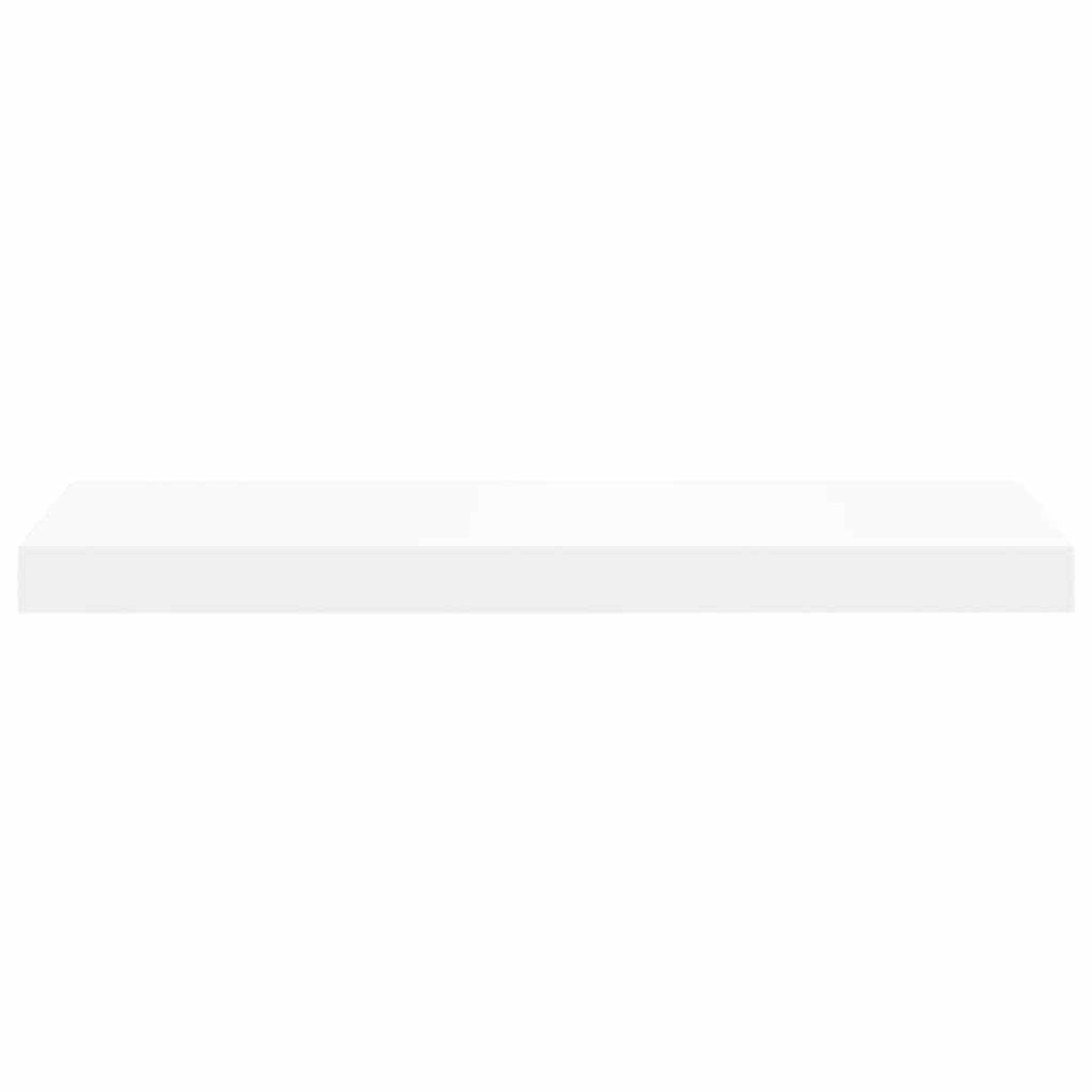 vidaXL Ράφια Τοίχου 2 τεμ. Άσπρα 60 x 23,5 x 3,8 εκ. MDF