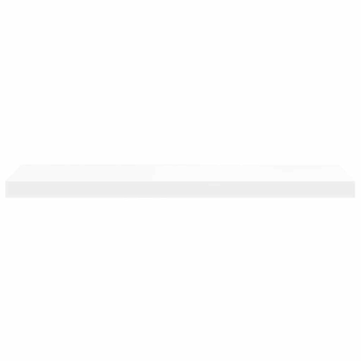 vidaXL Ράφια Τοίχου 4 τεμ. Άσπρα 80x23,5x3,8 εκ. MDF