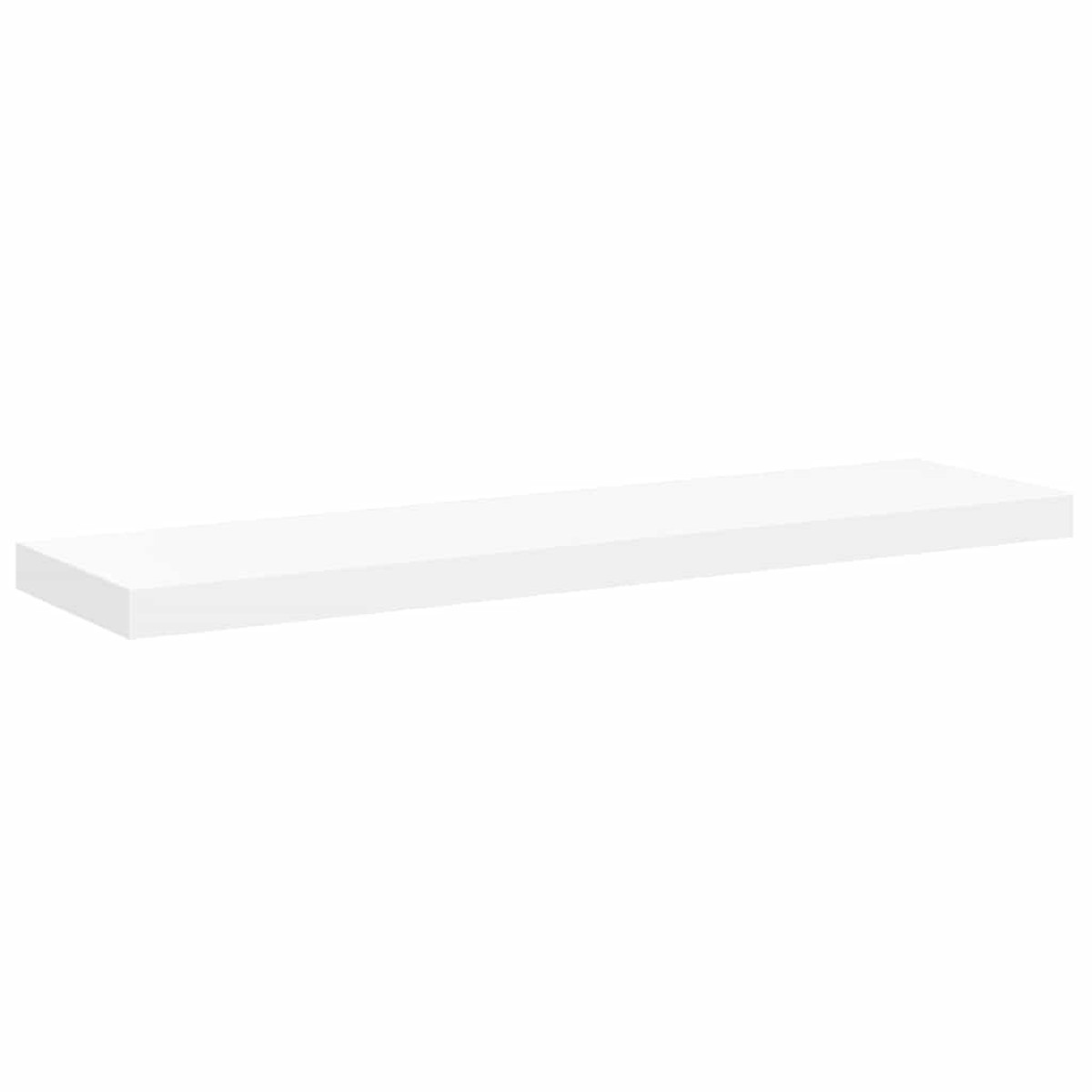vidaXL Ράφι Τοίχου Άσπρο 90x23,5x3,8 εκ. MDF