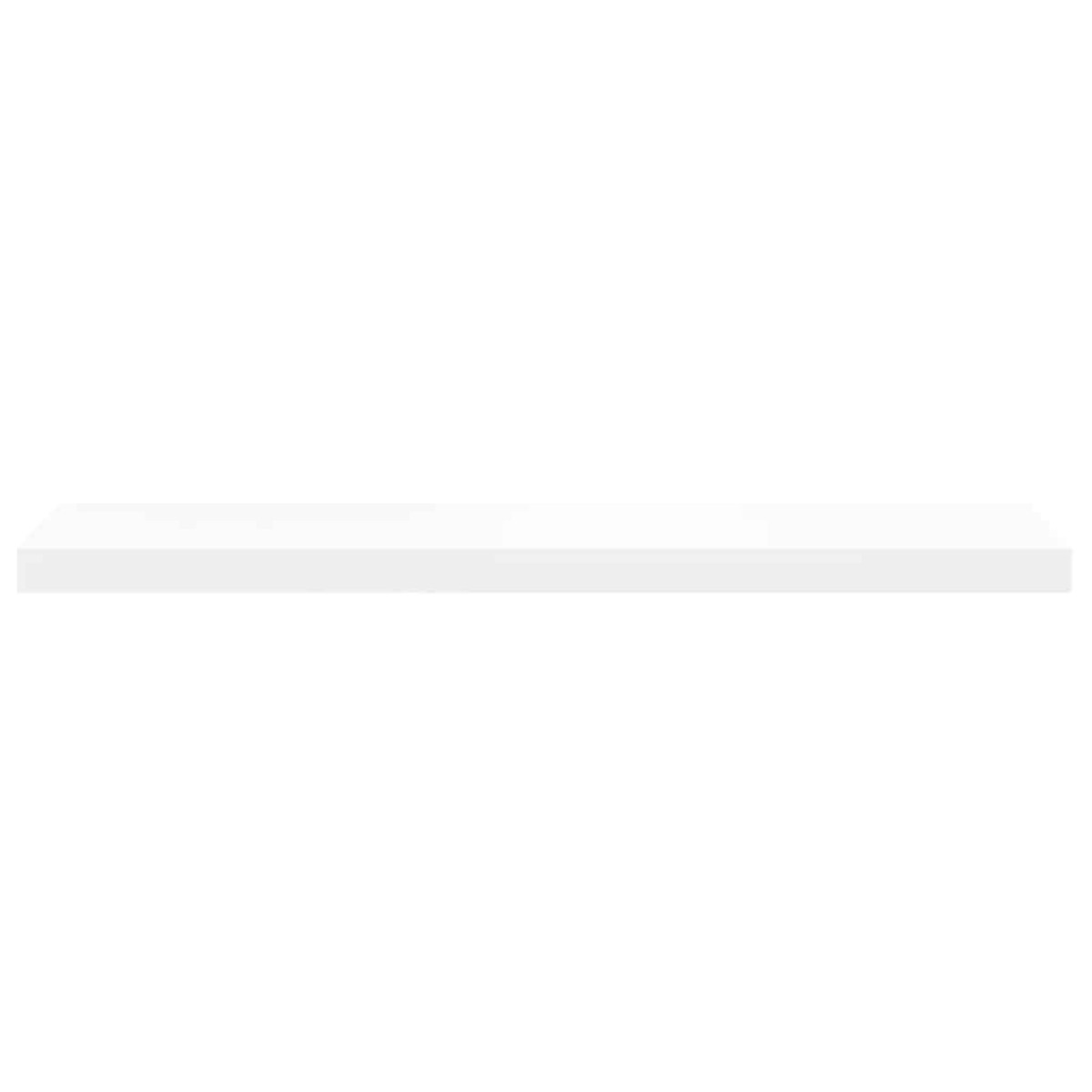vidaXL Ράφι Τοίχου Άσπρο 90x23,5x3,8 εκ. MDF