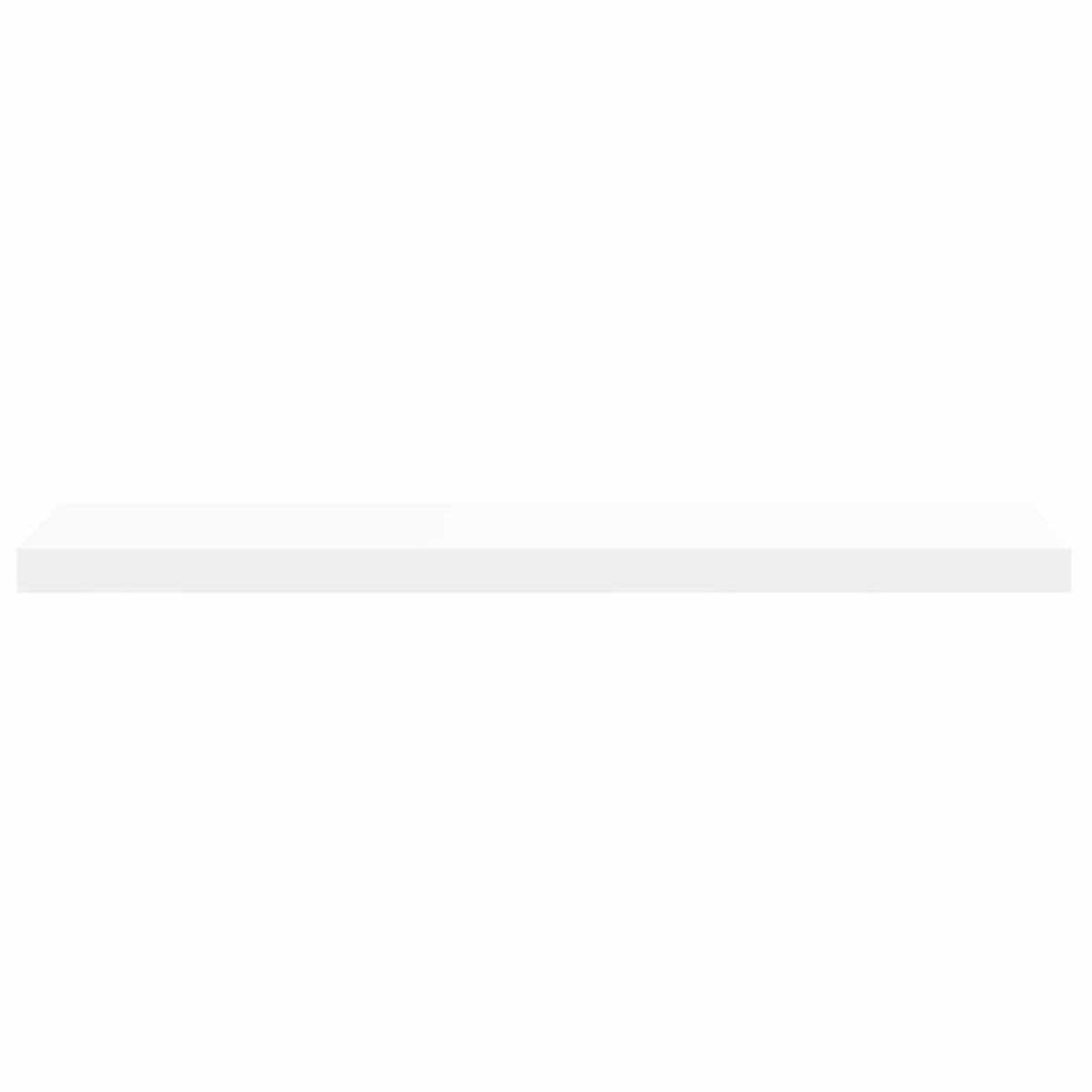 vidaXL Ράφια Τοίχου 4 τεμ. Άσπρα 90x23,5x3,8 εκ. MDF