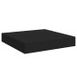 vidaXL Ράφι Τοίχου Μαύρο 23x23,5x3,8 εκ. MDF