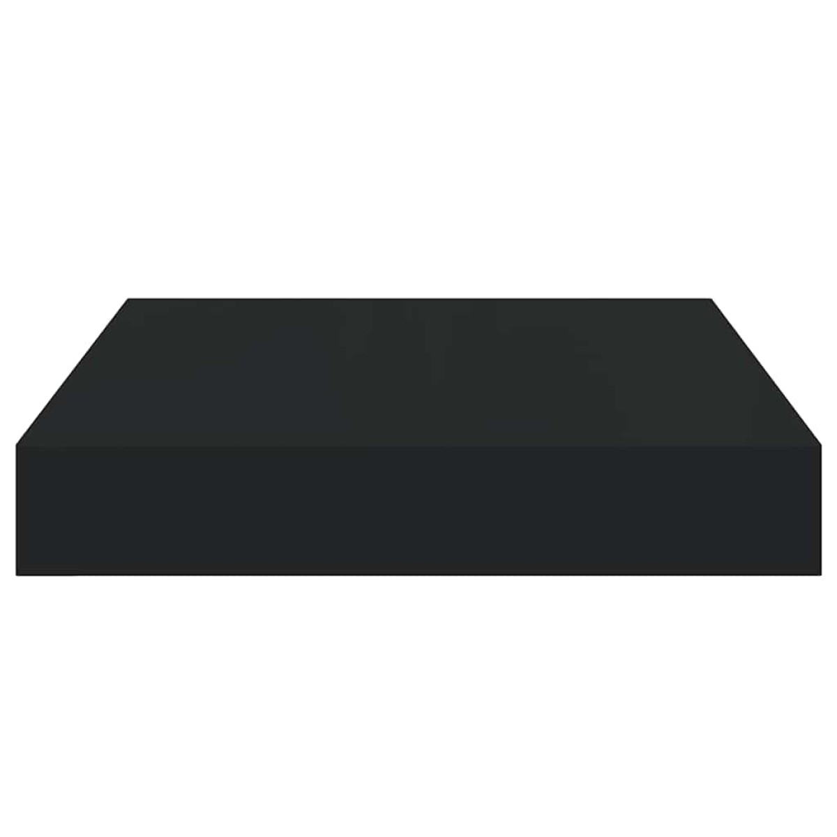 vidaXL Ράφι Τοίχου Μαύρο 23x23,5x3,8 εκ. MDF