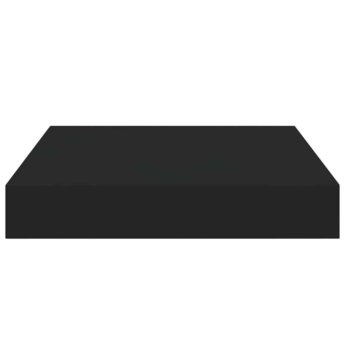 vidaXL Ράφι Τοίχου Μαύρο 23x23,5x3,8 εκ. MDF