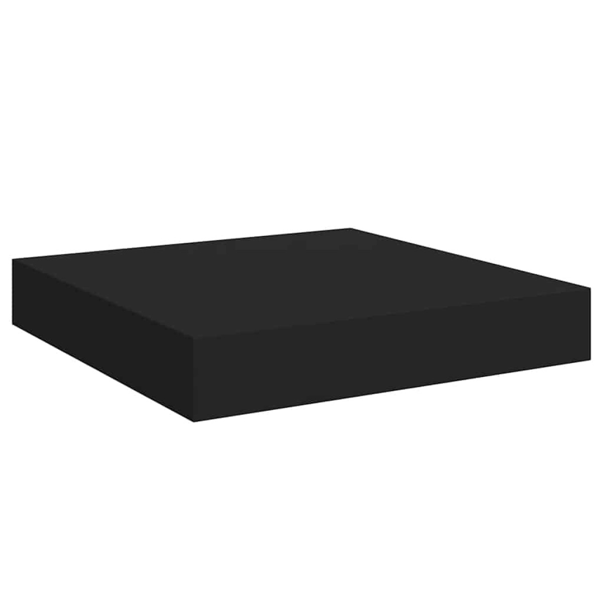 vidaXL Ράφια Τοίχου 2 τεμ. Μαύρα 23x23,5x3,8 εκ. MDF