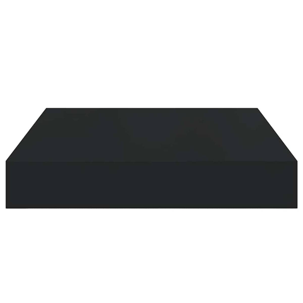 vidaXL Ράφια Τοίχου 2 τεμ. Μαύρα 23x23,5x3,8 εκ. MDF