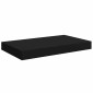 vidaXL Ράφι Τοίχου Μαύρο 40x23x3,8 εκ. MDF