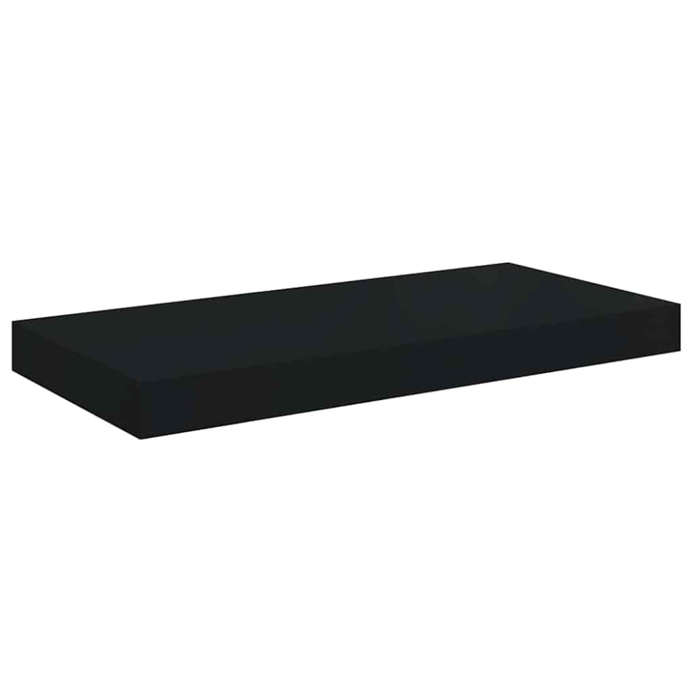 vidaXL Ράφι Τοίχου Μαύρο 50x23,5x3,8 εκ. MDF