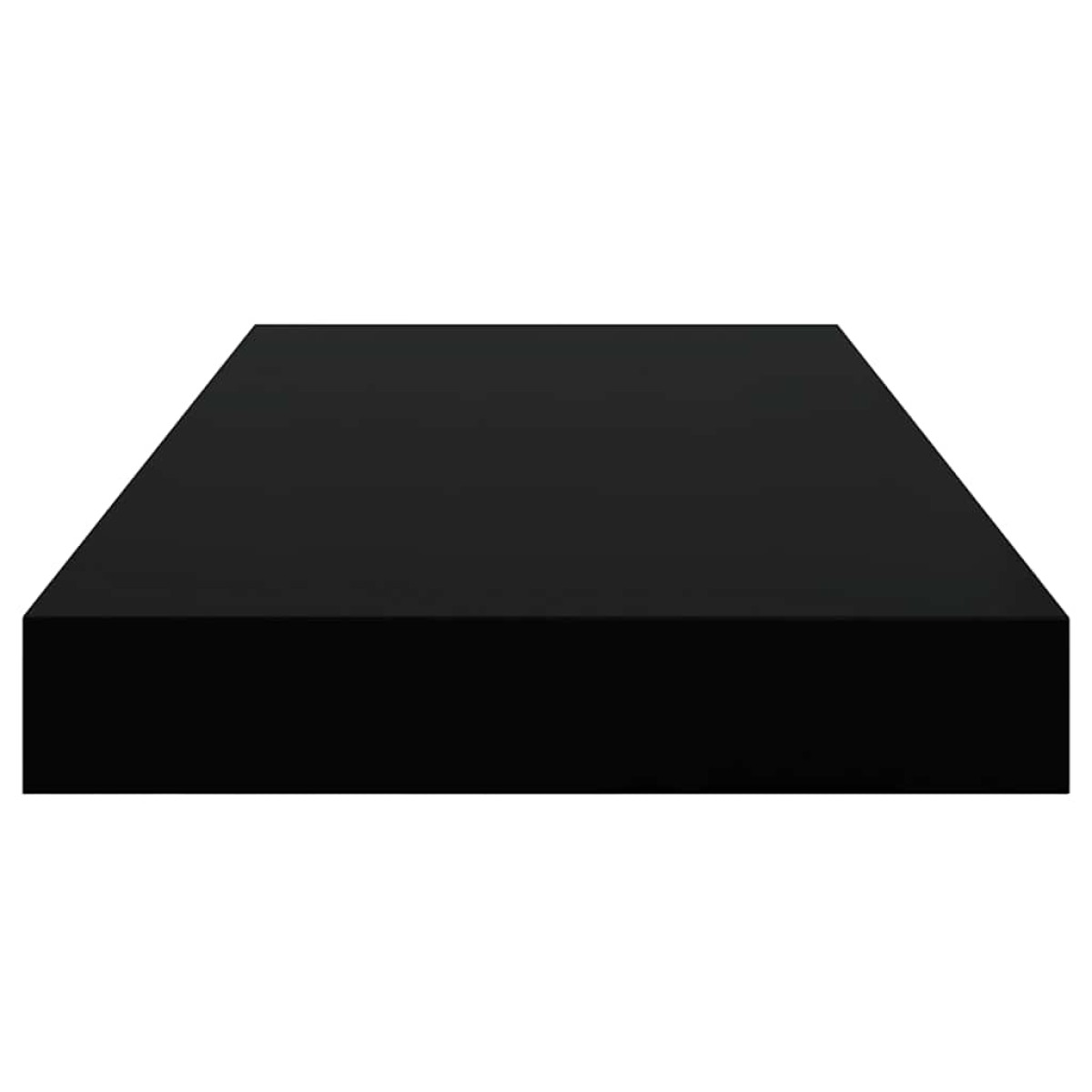 vidaXL Ράφι Τοίχου Μαύρο 50x23x3,8 εκ. MDF